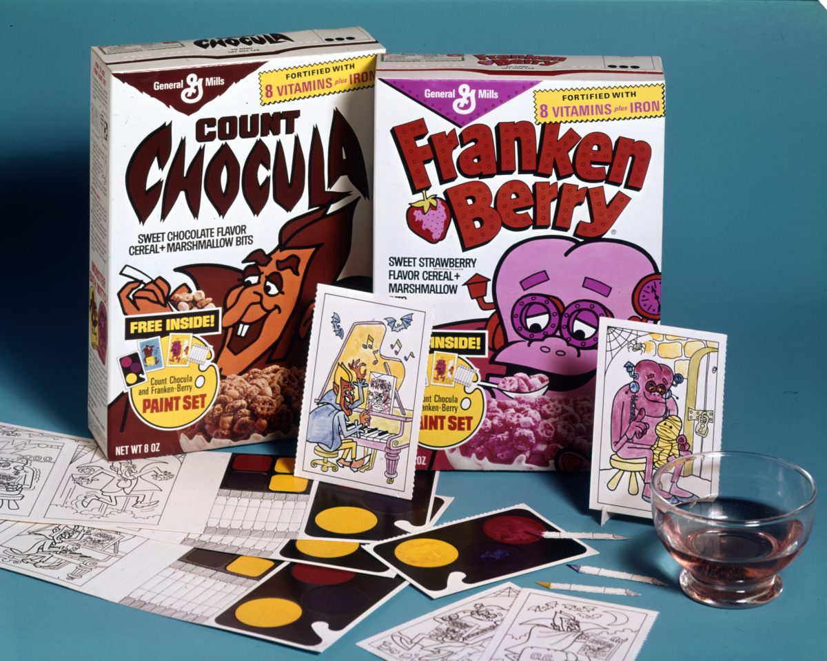 Monster Cereal paint set promotion