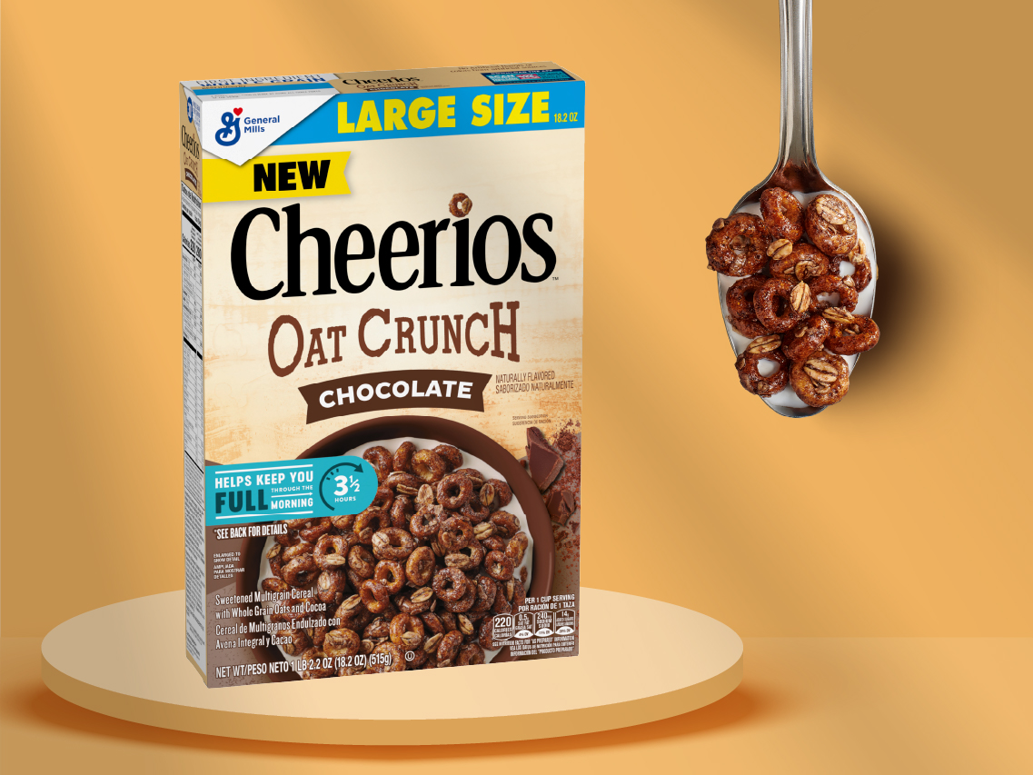 Box of Cheerios Oat Crunch cereal