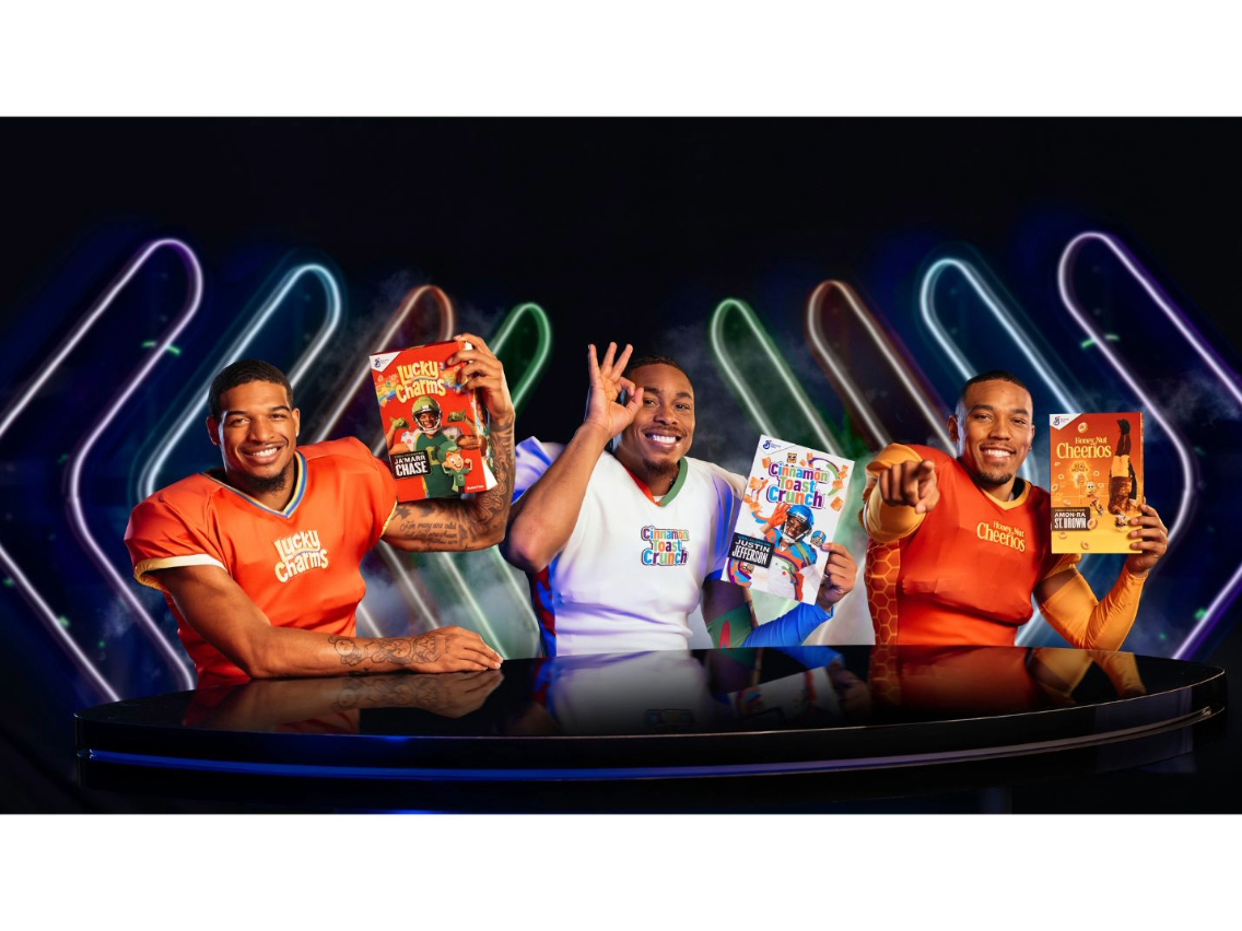 General Mills partners with Ja’Marr Chase, Justin Jefferson and Amon-Ra St. Brown for the second year of Cereal Training Camp, bringing energy from the end zone to the breakfast aisle.